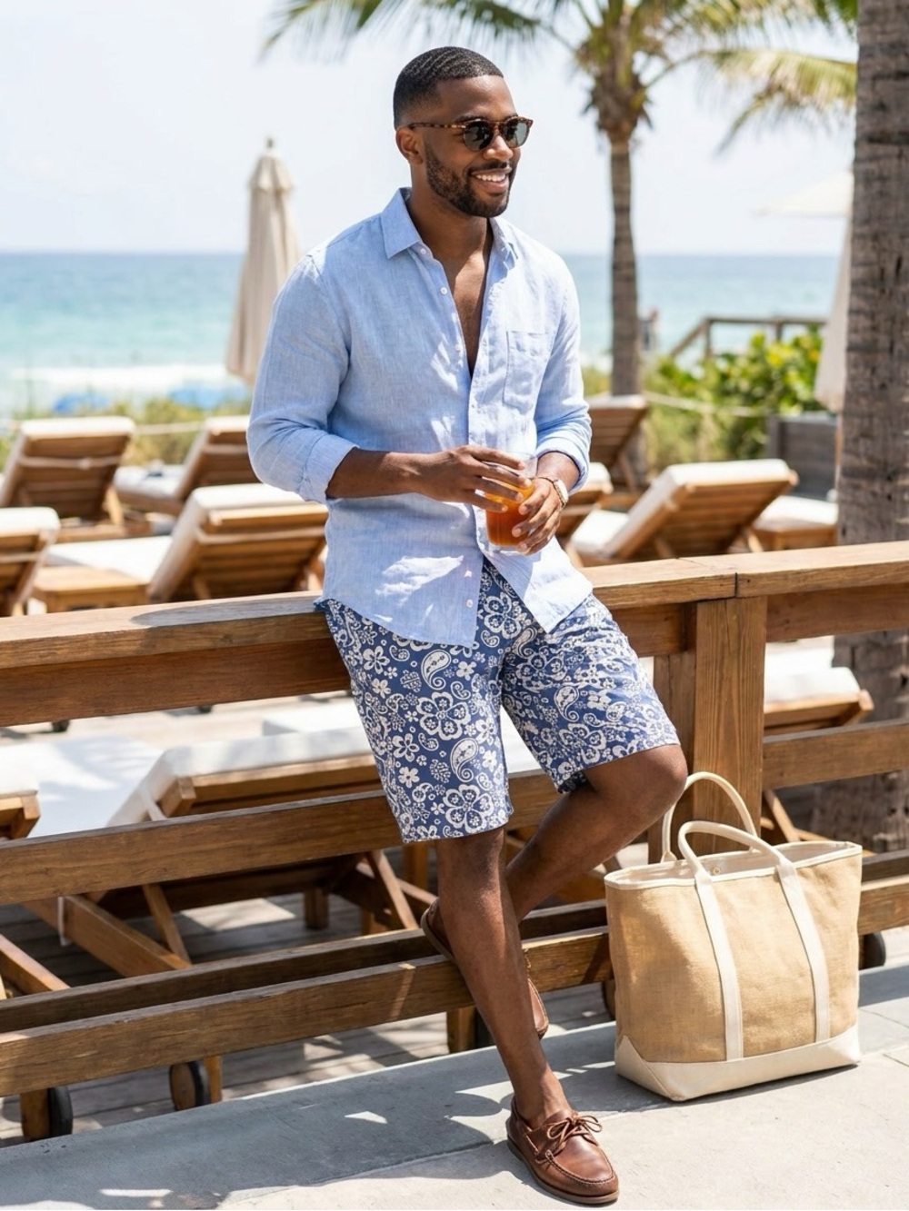 Dolce & Gabbana Paisley Beachwear Shorts